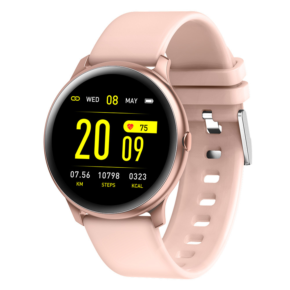 KW19 Reloj Inteligente Deportivo Android Iphone SMARTWATCH Rosa