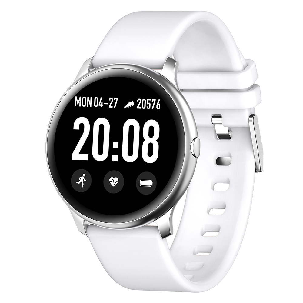 KW19 Reloj Inteligente Deportivo Android Iphone SMARTWATCH Rosa Azul Negro  Blanco