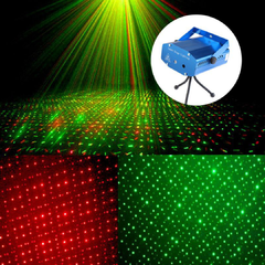 Mini Proyector Lluvia luz Laser Audio Rítmico Luces Fiesta Strobo en internet