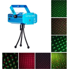 Mini Proyector Lluvia luz Laser Audio Rítmico Luces Fiesta Strobo - comprar online