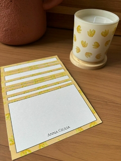 Kit Vela + Cartão de Agradecimento - Bananeira
