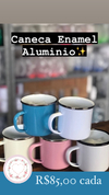 Caneca Enamel Personalizada