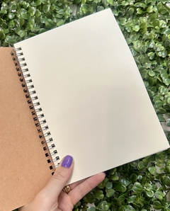 Caderno Kraft Grande - comprar online