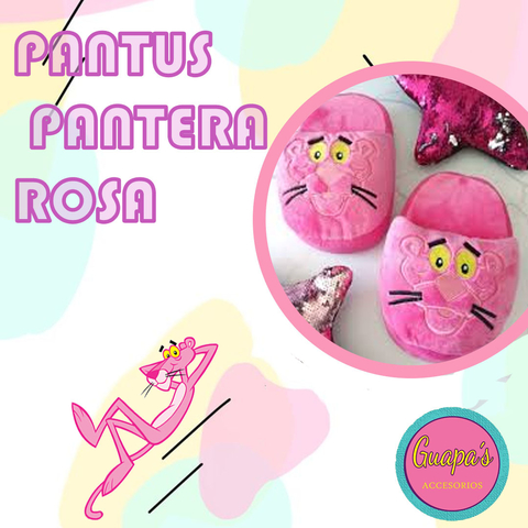 Pantuflas Pantera Rosa