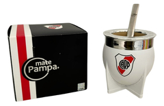 Mate Pampa Imperial River Plate Licencia Oficial + Bombilla - comprar online