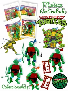 Muñeco Articulado TORTUGAS NINJA 10cm