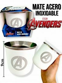 MATE ACERO INOXIDABLE AVENGERS 9CM