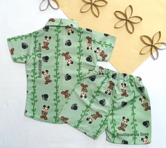 conjunto-infantil-blogueirinho-mauricinho-mickey-safari-verde