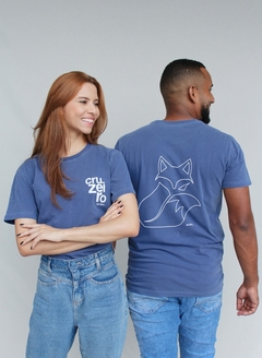 Imagem do camiseta raposa azul marinho