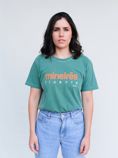 camiseta mineirês fluente verde - loja online