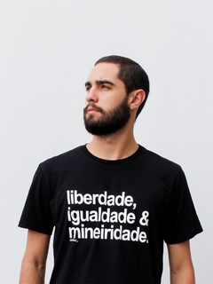 camiseta mineiridade preta - Uai Soul
