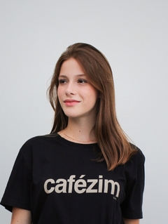 camiseta cafézim preta - Uai Soul