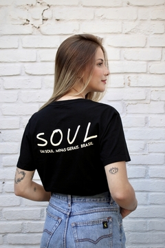 camiseta SOUL preta - Uai Soul