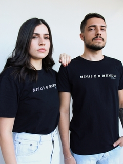 camiseta minas é o mundo preta