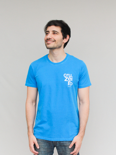 camiseta raposa azul celeste - Uai Soul