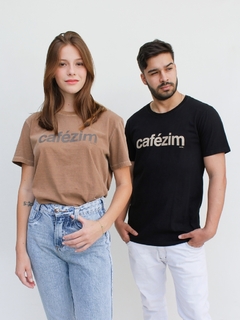 camiseta cafézim marrom - comprar online
