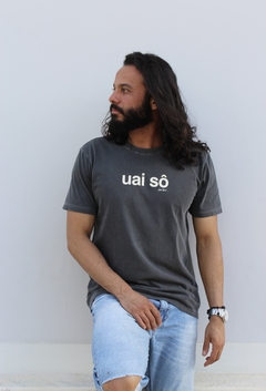 camiseta uai sô chumbo - loja online
