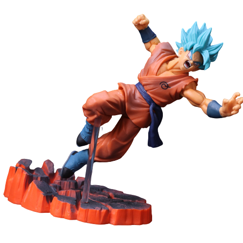 Boneco Goku ssj Blue Super Sayajin Azul Dragon Ball Action Figure  colecionador Edição Especial