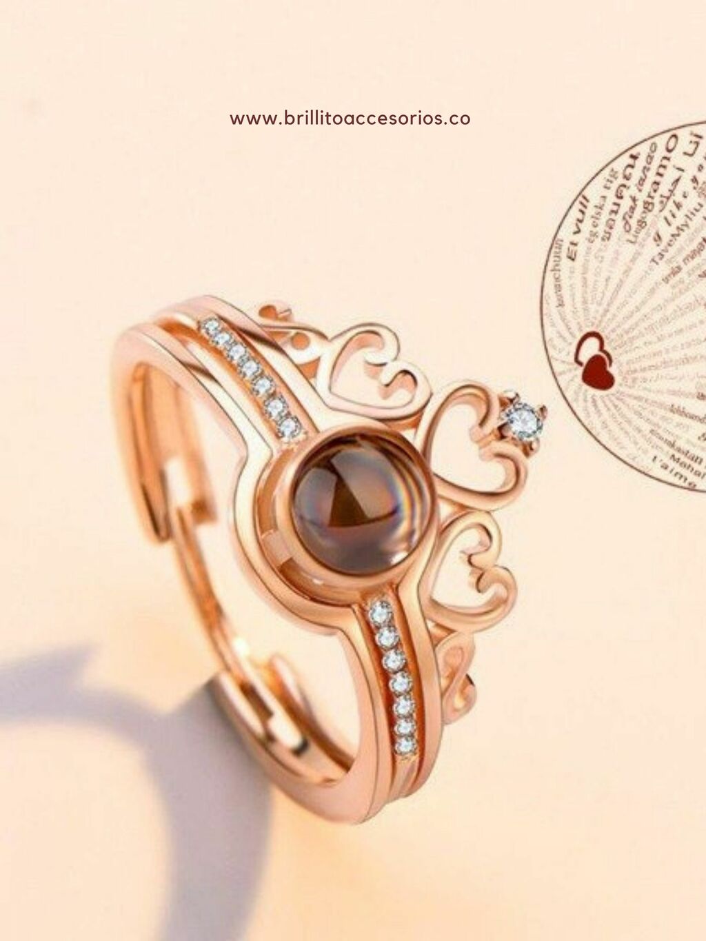 Anillo te amo sales