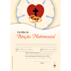 M-22 - Certidão de Bênção Matrimonial – Rosa de Lutero
