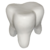 Banqueta Fibra Dente Molar Brilhante - comprar online