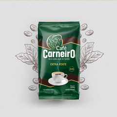 Embalagem de Café Carneiro Extra Forte