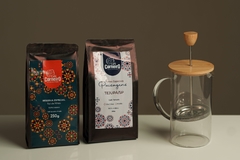 Kit Presente Café Carneiro - Prensa Francesa Bambu - comprar online