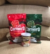 Uma embalagem de Café Carneiro Tradicional, Café Carneiro Extra Forte e Cappuccino Carneiro