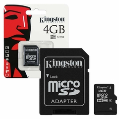 Cartão De Memória Micro SD 4GB Kingston - Shopping1 Comercial De Eletrônicos 