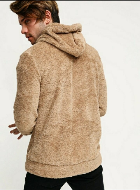 Buzo peluche hombre sales