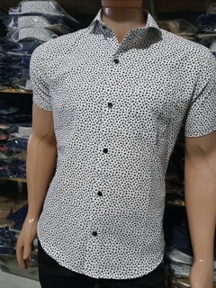 Camisa manga corta entallada - comprar online