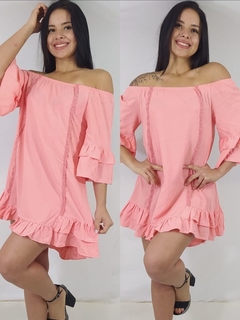 Maxi Vestido de fibrana poplin - tienda online