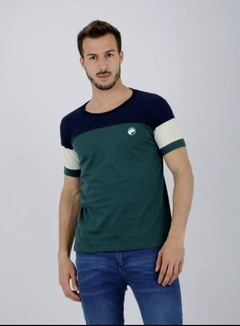 Remera de Hombre combinada de algodón - comprar online