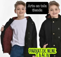 Parka de nene con corderito