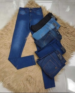 Pack x2 Jeans de Damas Elastizados Tiro Medio