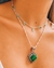 Choker Gotas Verde Turmalina - Prata 925 - USE DIVINA PRATA