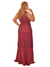 VESTIDO DE FESTA LONGO MARSALA | TDP2545 - comprar online