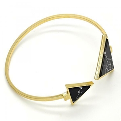 Pulsera Aro Triangulos. Oro Laminado - comprar en línea