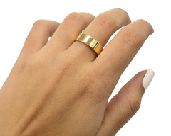 Anillo Compromiso 6mm. Oro Laminado 18k 18K - comprar en línea