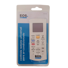 CONTROLE REMOTO UNIVERSAL AR CONDICIONADO SPLIT EOS-1000 - ELETROARBC