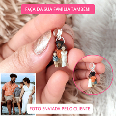 Berloque em Prata de Família Personalizado