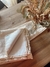 Mantel impermeable premium beige con fleco grande - RIA DECO