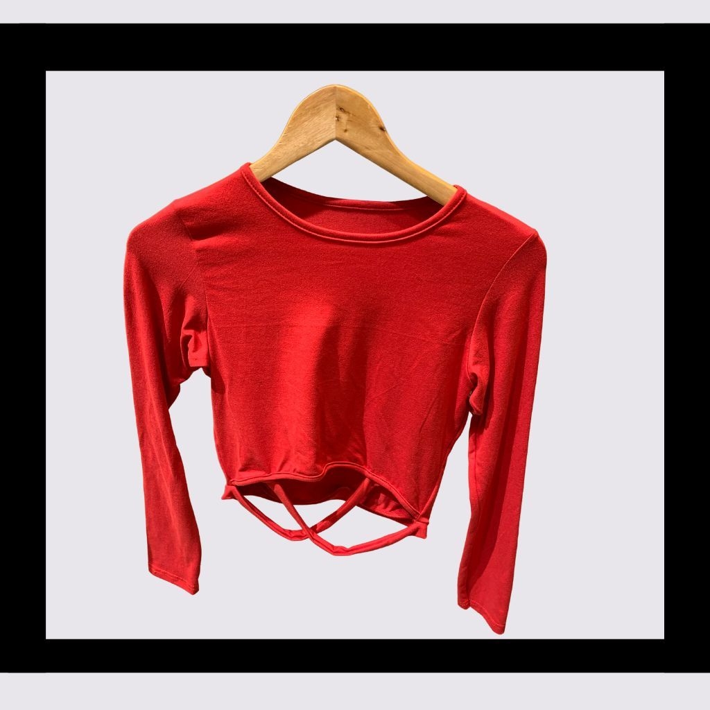 Remeras cortas manga larga mujer hotsell
