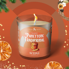 Vela Perfumada - Panettone Tradicional 170g