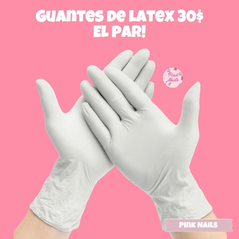 Guantes de nitrilo color rosa en caja x 100 - Distri Nails - Insumos para  uñas