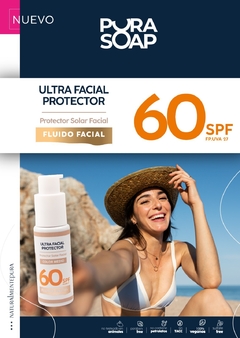 Ultra Facial Protector 60 Spf Fp.uva27- Fluido Facial Color - PuraSoap