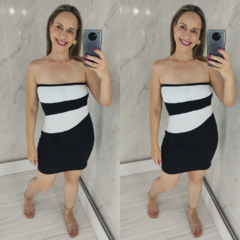 Vestido cinza on sale curto colado