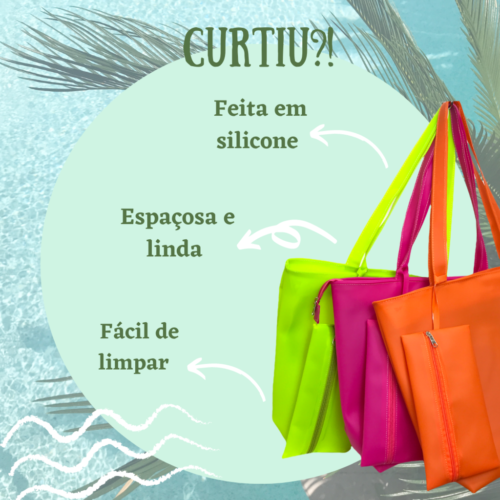 Bolsa Sacola Em Silicone Pink - Passional Stylo