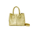 Bolsa em Couro Ouro Light Grande Executiva - Passional Stylo