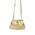 Bolsa Clutch Couro Ouro Light